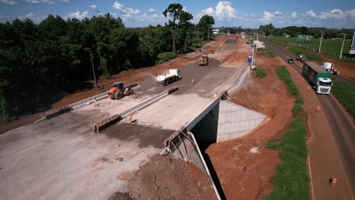 Duplicação da BR-277 atinge 63% das obras, após conclusão de trecho do Show Rural